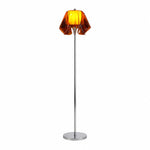 Carica l'immagine nella visualizzazione Galleria, Wine red Bauhaus acrylic flower floor lamp product image