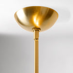 Load image into Gallery viewer, Plara Minimalist dome style hanging light with refined lines for home or commercial use