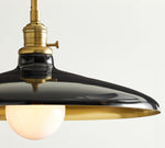 Load image into Gallery viewer, Forvara Metal Industrial Bowl Pendant with Straight Rod for Dining