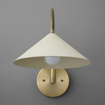 Load image into Gallery viewer, Curva Metal Curved Arm Modern Wall Sconce for Bedroom & Hallway