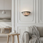 Cargar imagen en el visor de la galería, Lámpara de Pared Elegante TF Brooklyn - Aplique de Pared de Vidrio Art Deco para Sala de Estar o Pasillo