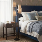 Load image into Gallery viewer, Duova 4 Light Floor Lamp – Fabric Shade Floor Lamp for Reading Corners or Living Spaces