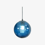 Charger l'image dans la visionneuse de la galerie, Suspension globe en verre et métal Lunorie – Suspension sculptée réglable pour espaces de repas