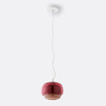 Afbeelding laden in galerijweergave, Clinco tweekleurige glas-in-lood hanglamp - minimalistische hanglamp voor woonruimtes