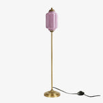 Bild in die Galerieansicht laden, Eloise Strukturierte Glas-Kürbis-inspirierte Stehlampe - Organische Kunstfertigkeit und Retro-Stil für Wohnzimmer