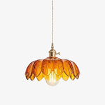 Afbeelding laden in galerijweergave, Petalbloom Rustieke Tulp Glazen Hanglamp – Bloemknop Design Hanglamp voor Eetruimte N58