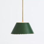 Afbeelding laden in galerijweergave, Foldray leren hanger - schelp warm licht voor slaapkamer & hal