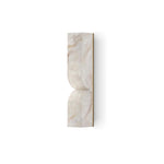 Bild in die Galerieansicht laden, Rechteckige Alabaster-Wandleuchte