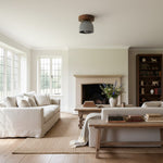 Load image into Gallery viewer, Metio Dome Bowl Shape Modern Flush Mount for Bedroom & Living Room