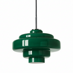 Afbeelding laden in galerijweergave, Koloro Millie glazen hanglamp - retrostijl met moderne elegantie