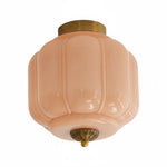 Load image into Gallery viewer, Vintage Eloise Milk Glass Flush Mount Ceiling Light - Vintage Charm Soft Glow