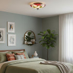 Afbeelding laden in galerijweergave, TF Botanica Bloemen Glas Plafond- en Hangverlichting - Kunstglas Stijl Armatuur voor Kamers