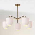 Afbeelding laden in galerijweergave, Lumivelle 5-Lichts Kiezelkroonluchter - Moderne Glazen Hanglamp