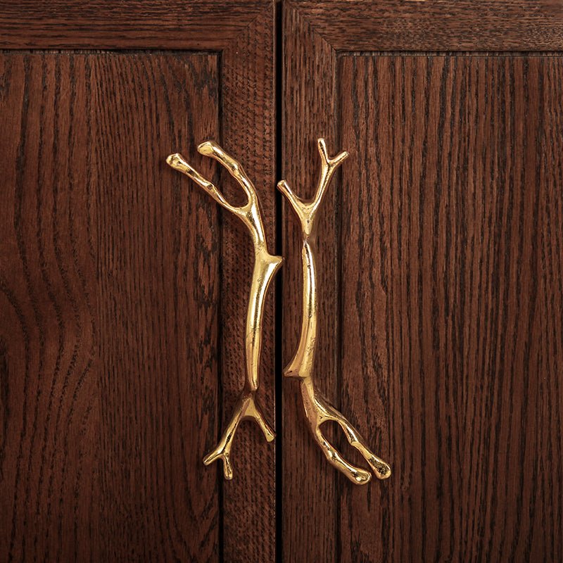 Gold Tree Handle – Branches Cabinet Handles & Metal Drawer Pulls