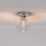 Load image into Gallery viewer, Merin Geometric Glass Modern Flush Mount for Hallway & Bedroom