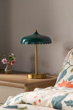 Load image into Gallery viewer, Rayla Scalloped Metal Shade Retro Task Lamp for Desk & Bedroom