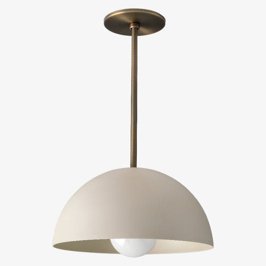 Metio Dome Pendant – Modern Metal Dome Lamp for Living Room & Bedroom