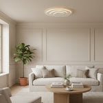 Bild in die Galerieansicht laden, Aeris Mimir Wellenförmige Acryl-Deckenleuchte – Moderne minimalistische Aufbauleuchte für Wohnzimmer & Schlafzimmer