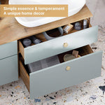 Load image into Gallery viewer, 30 Pack Brushed Gold Cabinet Knobs – Round Gold Dresser Knobs Set