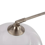 Załaduj obraz do przeglądarki galerii, Aethervox Lampa Podłogowa w Stylu Mid-Century Modern z Łukiem - Metalowy Design z Akcentami Marmuru do Salonu