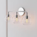 Afbeelding laden in galerijweergave, Selvion Artistieke Globe Wandlamp - Handgemaakte Glazen Sculpturale Wandlamp