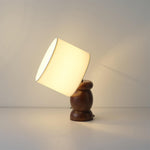 Bild in die Galerieansicht laden, Kieselholz Tischlampe