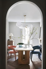 Afbeelding laden in galerijweergave, Pawrior Multi-kop Organische Glazen Sferische Kroonluchter - Modern Wolk Ontwerp Tak Licht