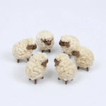 Załaduj obraz do przeglądarki galerii, handmade wool felt sheep figurine