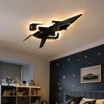Cargar imagen en el visor de la Galería, Jet fighter LED ceiling light room scene