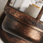 Cargar imagen en el visor de la Galería, Patnox Clear Glass Industrial Wall Sconce