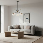 Load image into Gallery viewer, Brimush Flattened-Globe Pendant Lamp – Minimalist Architectural Form