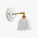 Bild in die Galerieansicht laden, Cienax Retro Ceramic Flower Wall Sconce for Bedroom or Living Room