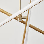 Load image into Gallery viewer, Voro Minimalist Chrome Light Rods - LED Semi-Flush Mount Ceiling Light