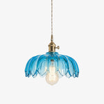 Afbeelding laden in galerijweergave, Petalbloom Rustieke Tulp Glazen Hanglamp – Bloemknop Design Hanglamp voor Eetruimte N58