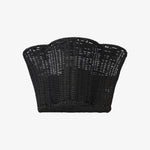 Afbeelding laden in galerijweergave, Wickara Geweven Wandkandelaar – Wandlamp met Geschulpte Mandenkap voor Slaapkamer