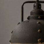 Cargar imagen en el visor de la Galería, Close view of distressed black metal texture