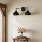 Load image into Gallery viewer, Conique Metal Vanity Wall Sconce – Modern Industrial Bathroom Lighting