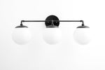 Load image into Gallery viewer, Glorica Glass Wall Sconce - Modern Vintage Vanity Light Fixture