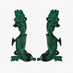 Carica l'immagine nella visualizzazione Galleria, Handcrafted Brass Animal Door Handles 12
