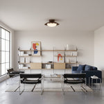 Afbeelding laden in galerijweergave, Pluvoria Moderne Minimalistische Geplooide Wolken Plafondlamp - Strakke Plafondlamp met Schone Lijnen