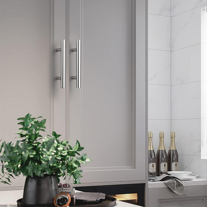 T Bar Kitchen Cabinet Handles – Polished Chrome Pull Handles