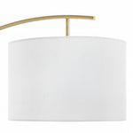 Bild in die Galerieansicht laden, AstraLoop Moderne Bogen-Stehlampe mit Stoffschirm – Elegantes Schlankes Gebogenes Metall-Design für Innenräume