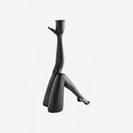 Afbeelding laden in galerijweergave, Kickra Moderne Designer Kandelaar met Gouden Poot-Geïnspireerde Basis U22