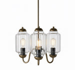 Load image into Gallery viewer, Eloise Vintage Glass Chandelier - Milk Glass Home Accent