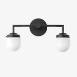 Load image into Gallery viewer, Opalume Globe Shade Modern Vanity Light for Bathroom & Dressing Room