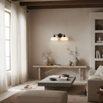 Load image into Gallery viewer, Riven Wall Lamp - Vintage Industrial Milk White Glass Shade for Indoor