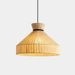 Bild in die Galerieansicht laden, Shade B woven fabric cone pendant light