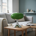 Afbeelding laden in galerijweergave, Lollora Decoratieve Tafellamp – Sculpturale Glasaccentverlichting voor Slaapkamer of Woonkamer