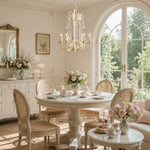 Load image into Gallery viewer, Vintage European Crystal Chandelier