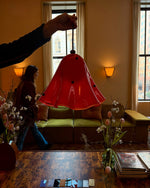 Cargar imagen en el visor de la galería, Lámpara colgante con pantalla floral Bellina Iluminación decorativa para el hogar